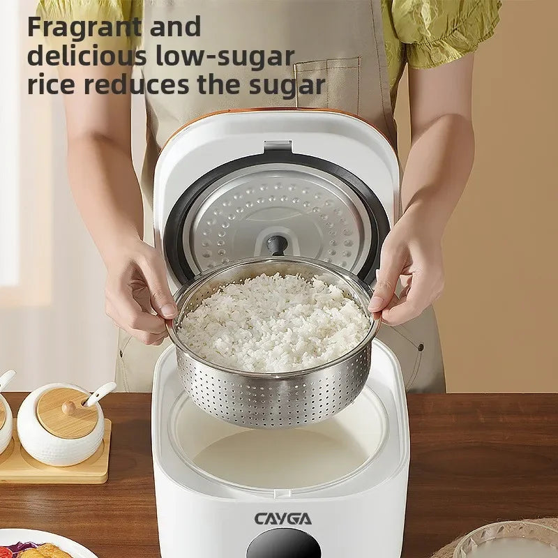 SMVP 3L Ceramic Non-Stick Rice Cooker with Timer & LCD