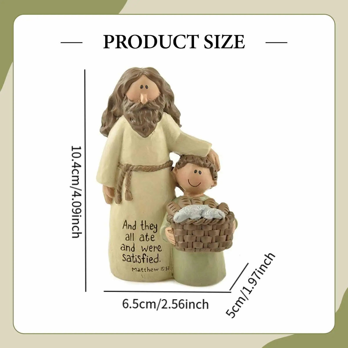 Jesus with Children Resin Figurine | Catholic Collectible Statue