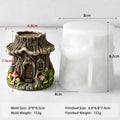 3D Tree House Silicone Mold – Candle, Resin & Gypsum DIY