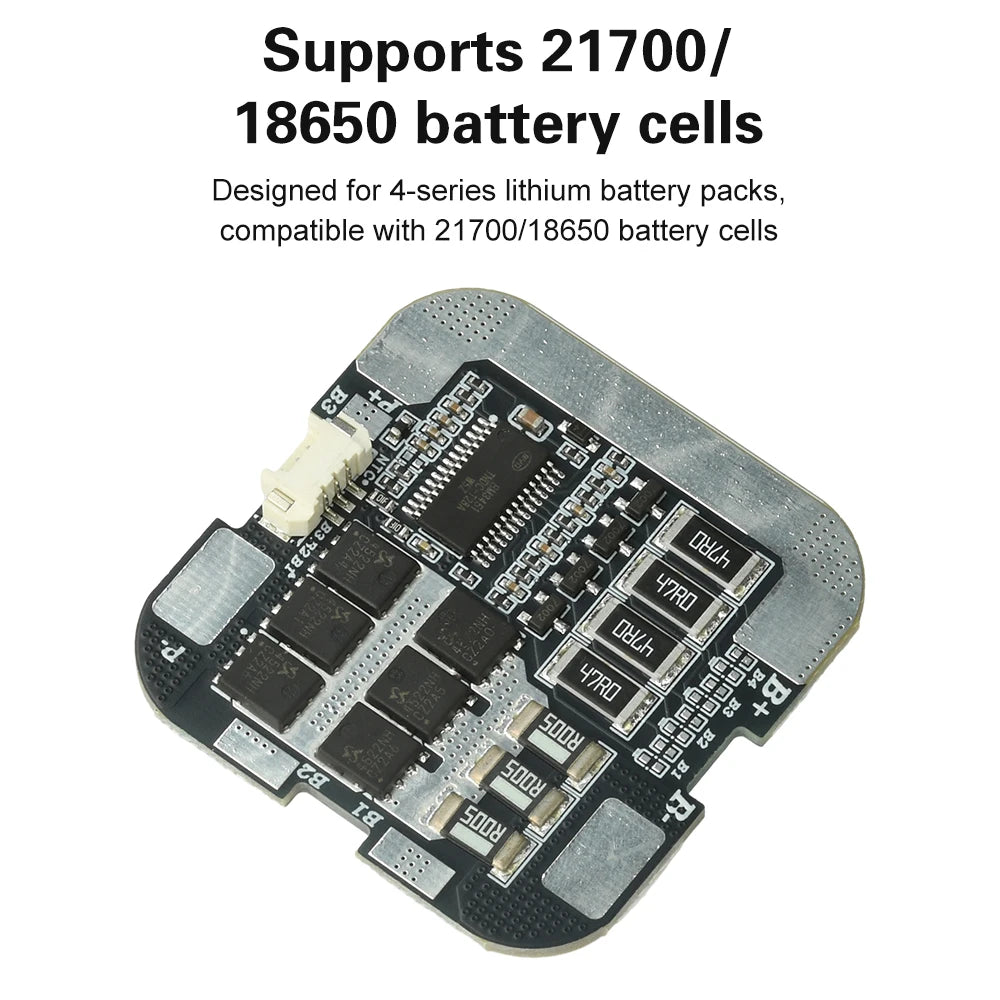 4S 60A/100A BMS 21700 18650 Lithium Battery Protection Board