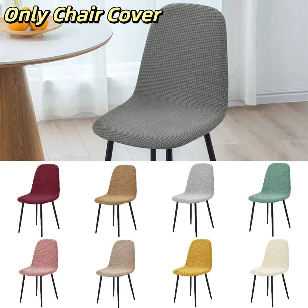 Stretch Jacquard High Back Dining Chair Cover Slipcover