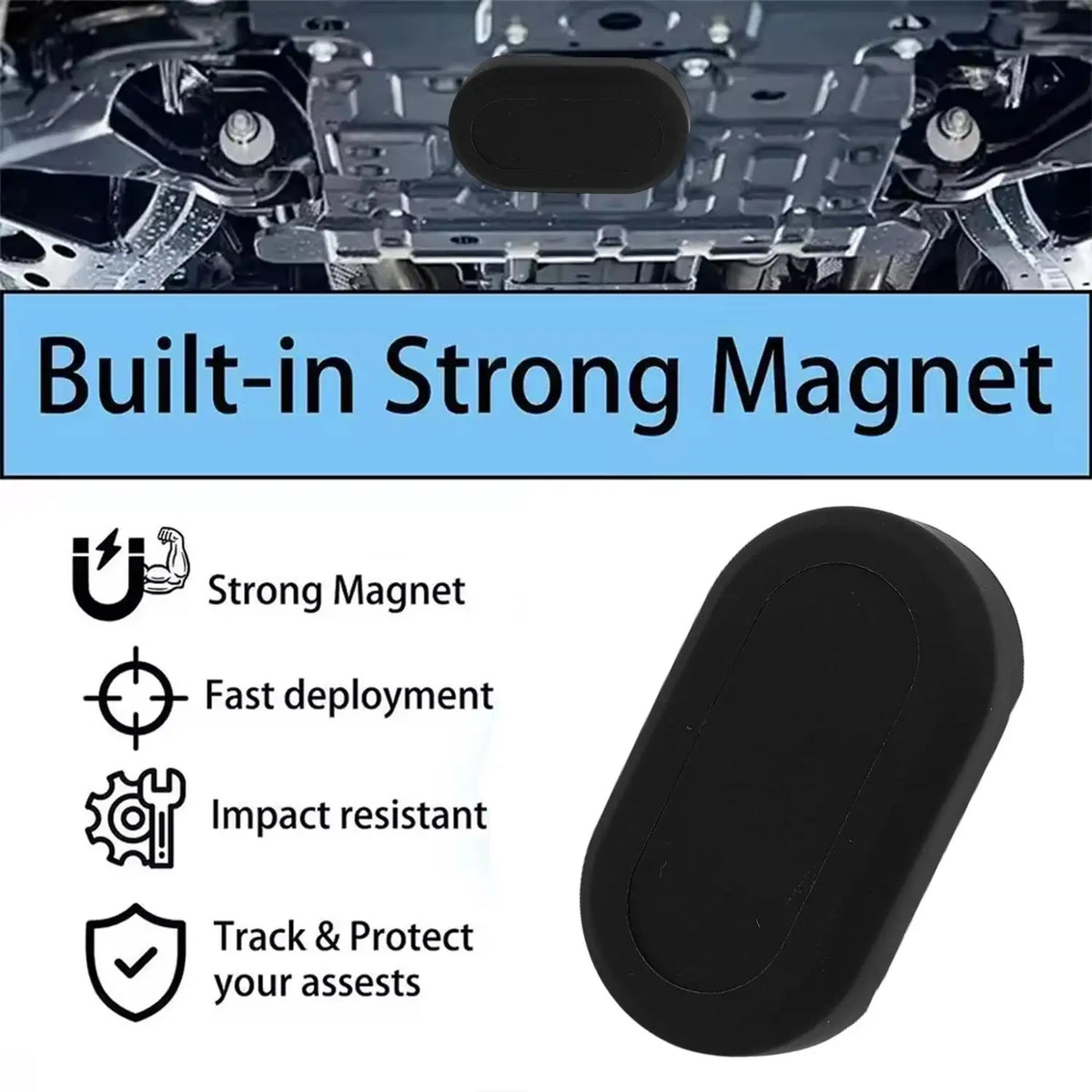 Samsung Galaxy SmartTag2 Silicone Magnetic Case + Adhesive