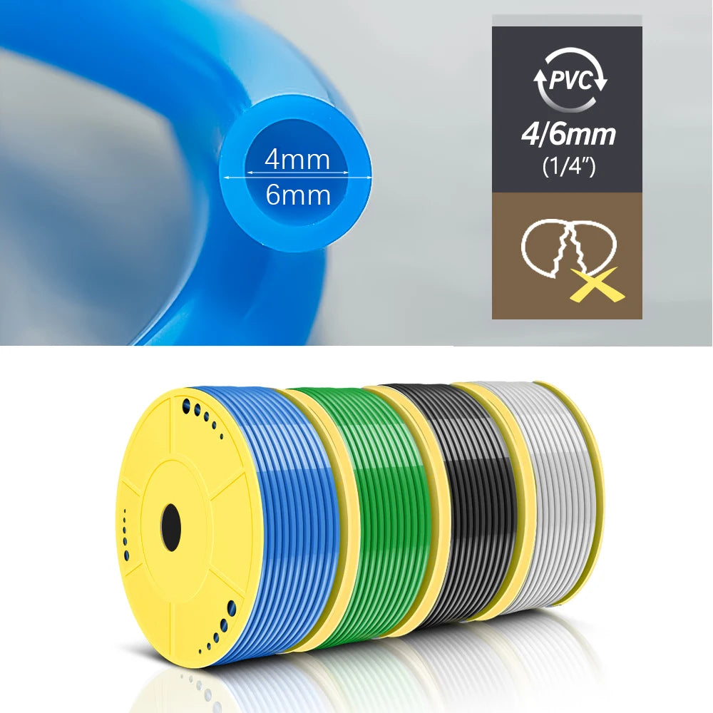 Micro Drip Irrigation PVC Hose 4mm – 5–50m Garden Watering