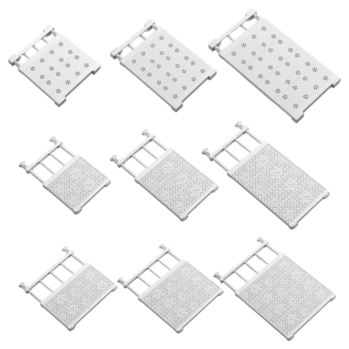 Extendable Closet Tension Shelf Rod & Storage Rack Organizer
