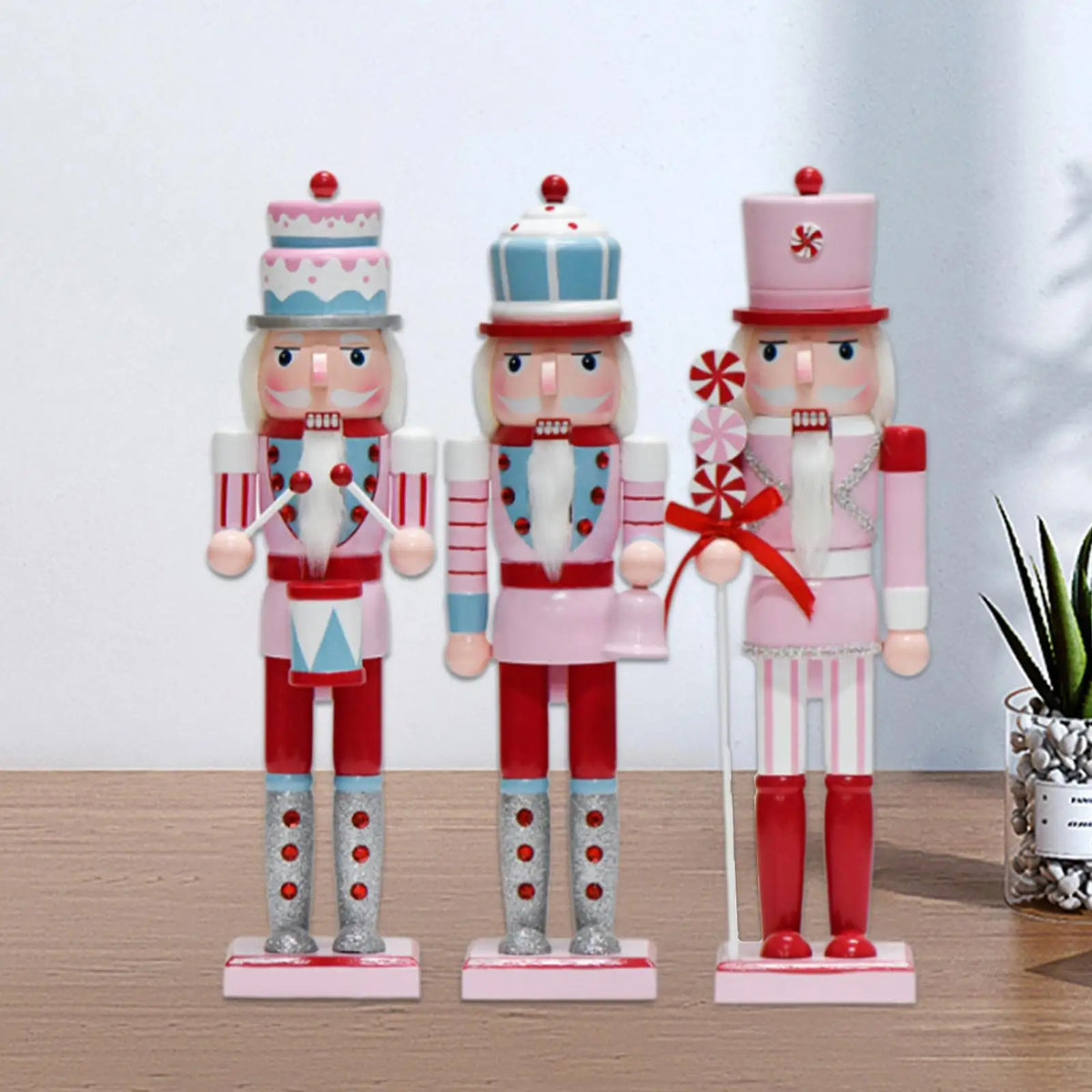Wooden Nutcracker Soldier Figurine – Festive Christmas Decor