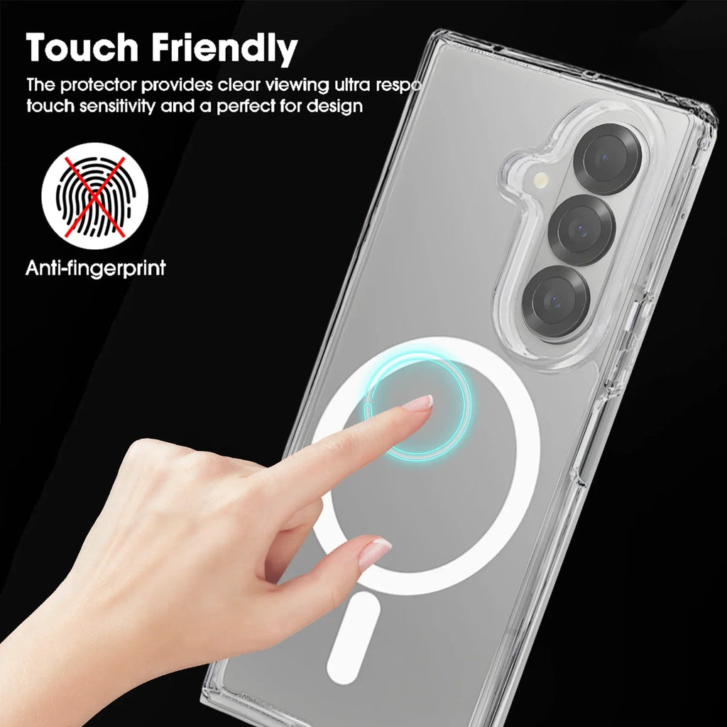Transparent Magnetic Case Samsung Galaxy Z Fold 7 – MagSafe