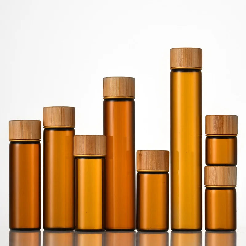 Mini Glass Bottles with Cork Stoppers – Wedding Vials & DIY Favors