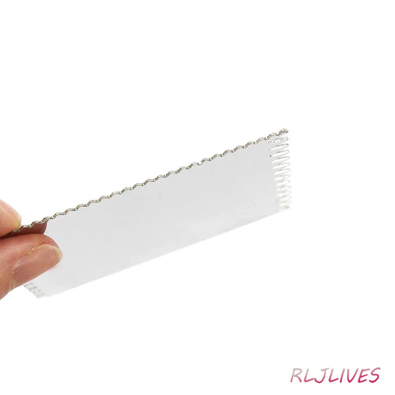 Stainless Steel Serrated Clay Scraper & Pottery Sculpting Tool
