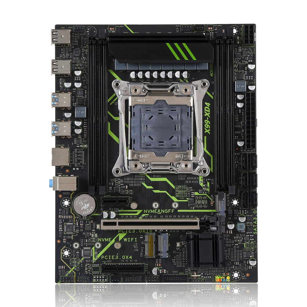 Kllisre X99 Motherboard LGA 2011-3 DDR4 Quad-Channel M.2 C612
