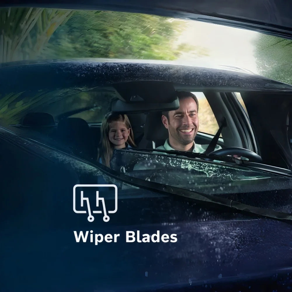 Bosch Wiper Blades U Hook 14"–26" | Low Noise Natural Rubber