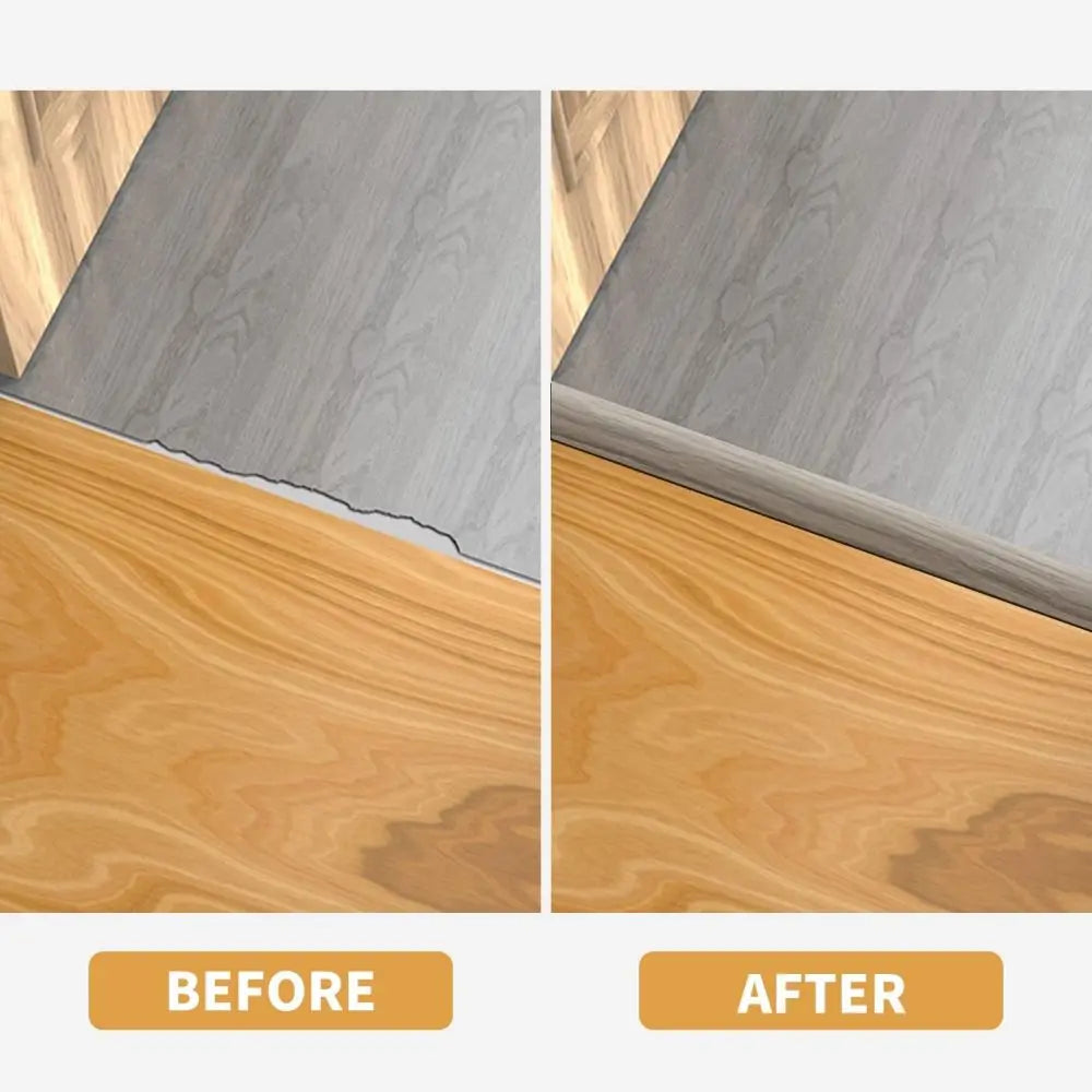 Self-Adhesive PVC Floor Transition Strip – Wood Grain Trim
