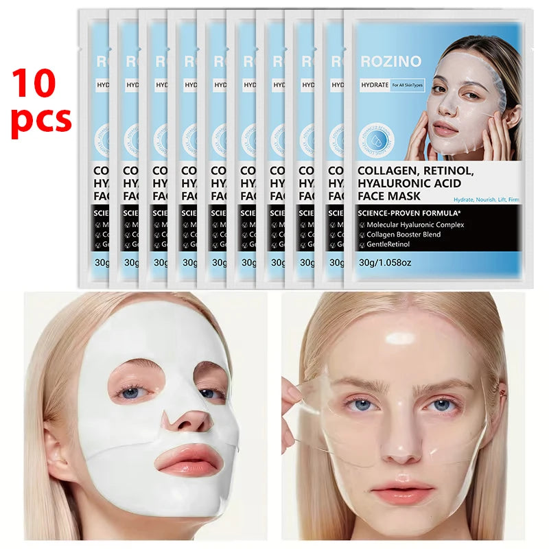 ROZINO 3-in-1 Collagen Retinol Hyaluronic Acid Face Mask