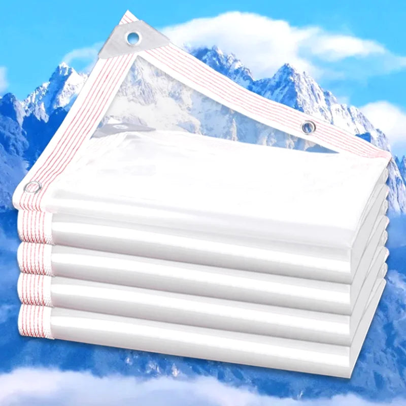 Transparent PE Film Tarpaulin – Customizable Waterproof Cover