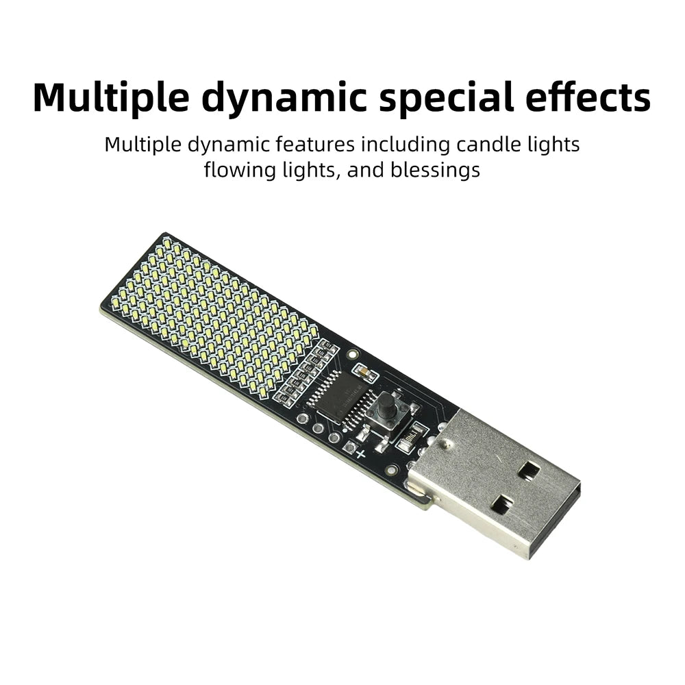 LED Candle Light Module – 8x16 Matrix Countdown & Message Display
