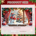 Snowman Christmas Banner Backdrop – Festive Holiday Décor 180×110cm