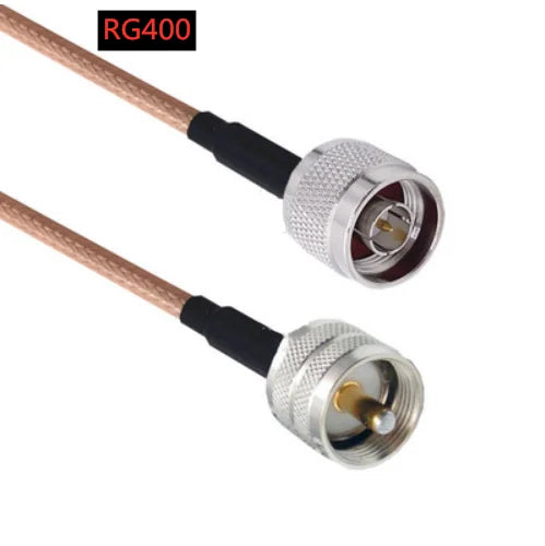 RG400 Coaxial Cable Jumper – UHF Male to N Male, Low Loss