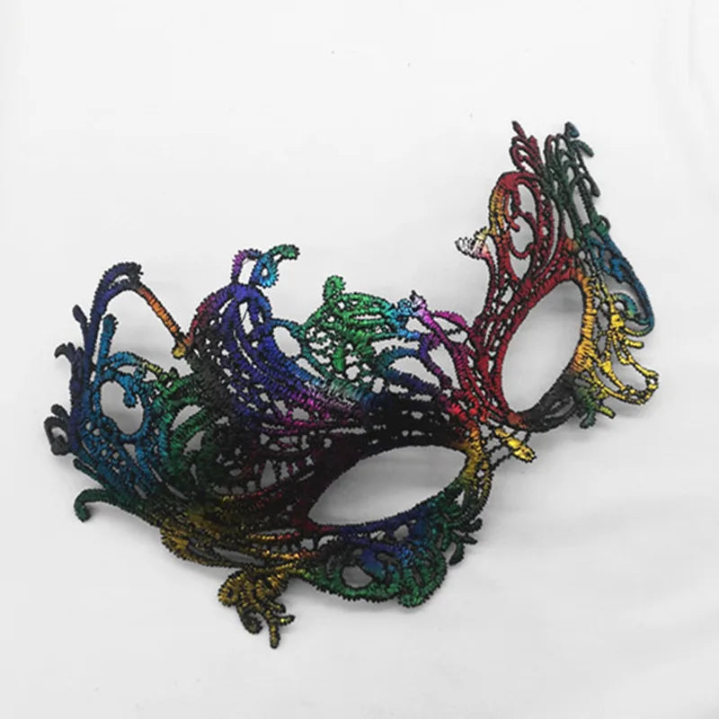 Elegant Venetian Lace Eye Mask – Masquerade & Carnival