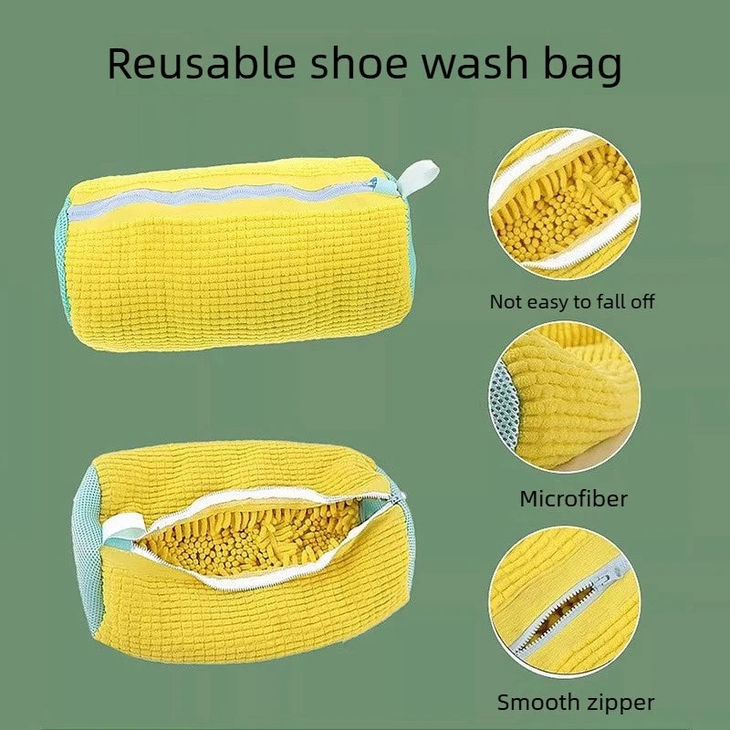 Shoe Washing Bag – Reusable Laundry Bag with Zipper