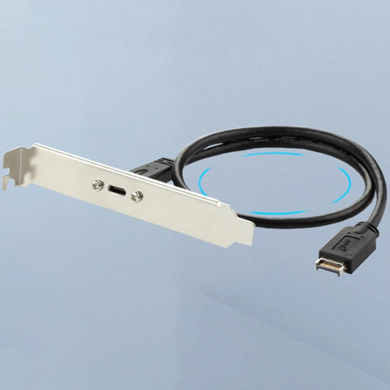 Type E to USB-C Front Panel Adapter – USB 3.1/3.2 PC Header Cable