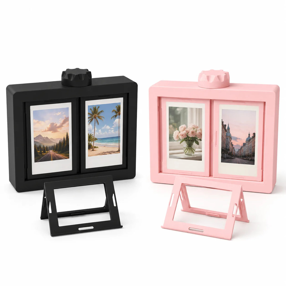 Rotating 3D Flip Photo Album Frame | Desktop Picture Display