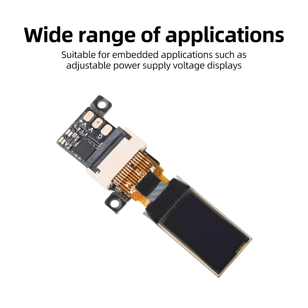 DC 0-30V Mini Digital Voltmeter – OLED 12-Bit ADC Gaqqee