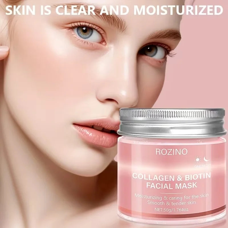 ROZINO Biotin Collagen Peel-Off Day & Night Face Mask