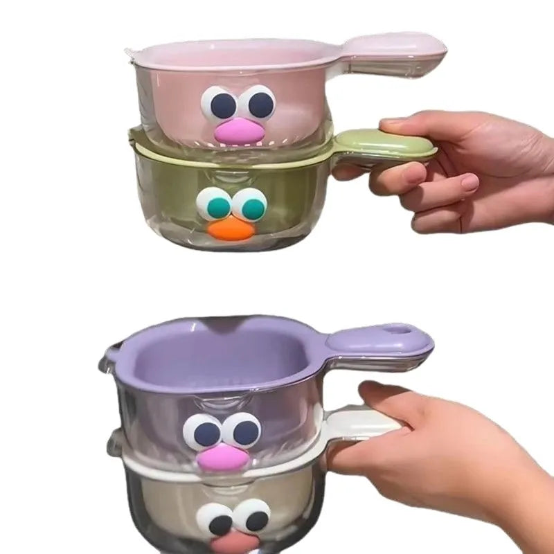 Double-Layer Hanging Fruit Drain Basket | Food-Grade Kitchen