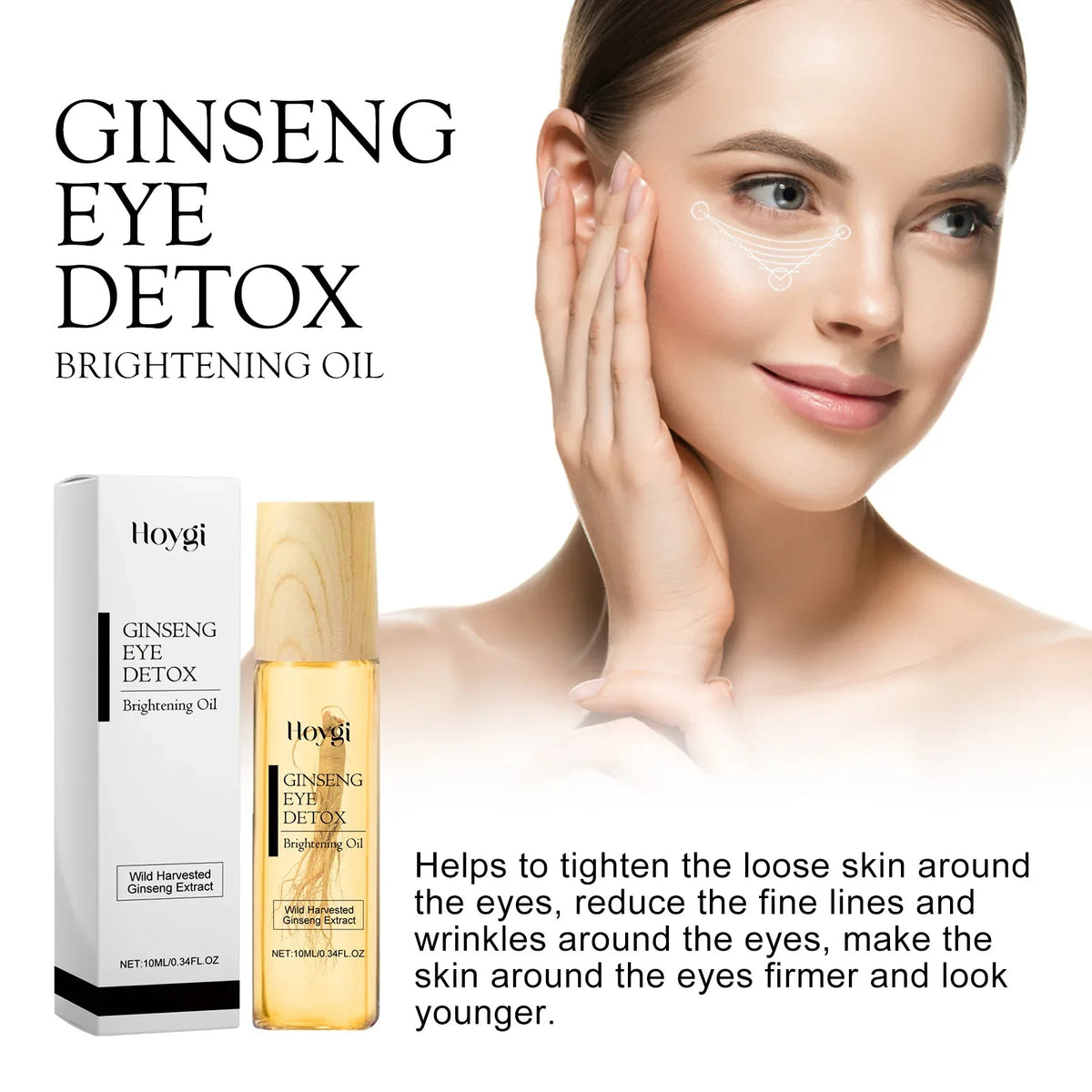Hoygi Gold Ginseng Polypeptide Face Serum 120ml | Deep Hydration