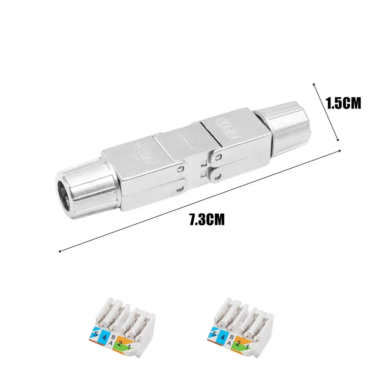 Shielded RJ45 Coupler Connector – CAT6A CAT7 10Gbps