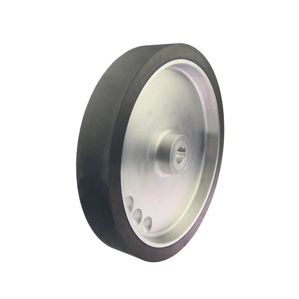 12x2" Solid Rubber Contact Wheel 300x50mm Belt Grinder 70A