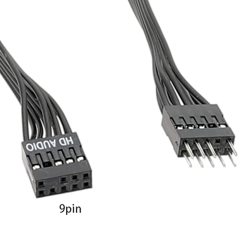 9-Pin Motherboard Front Audio Extension Cable 20/30/50cm