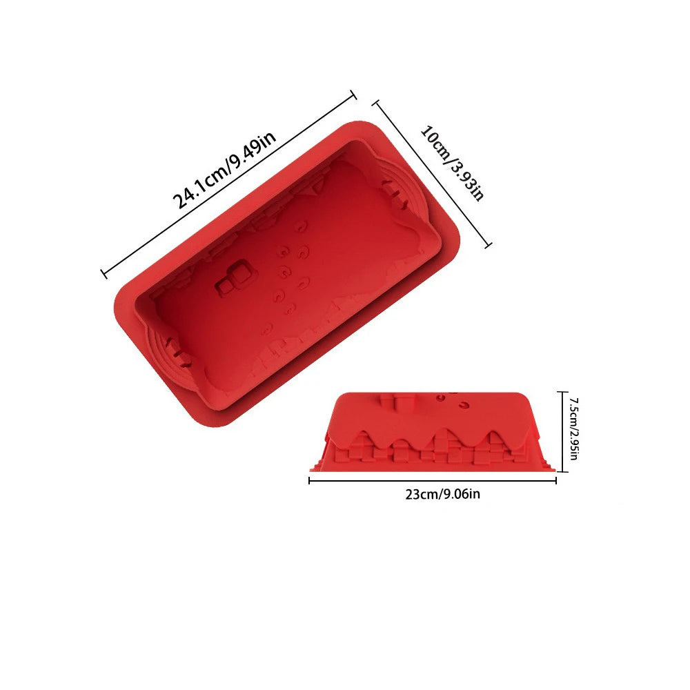 Christmas Castle Snowhouse Silicone Cake & Chocolate Mold