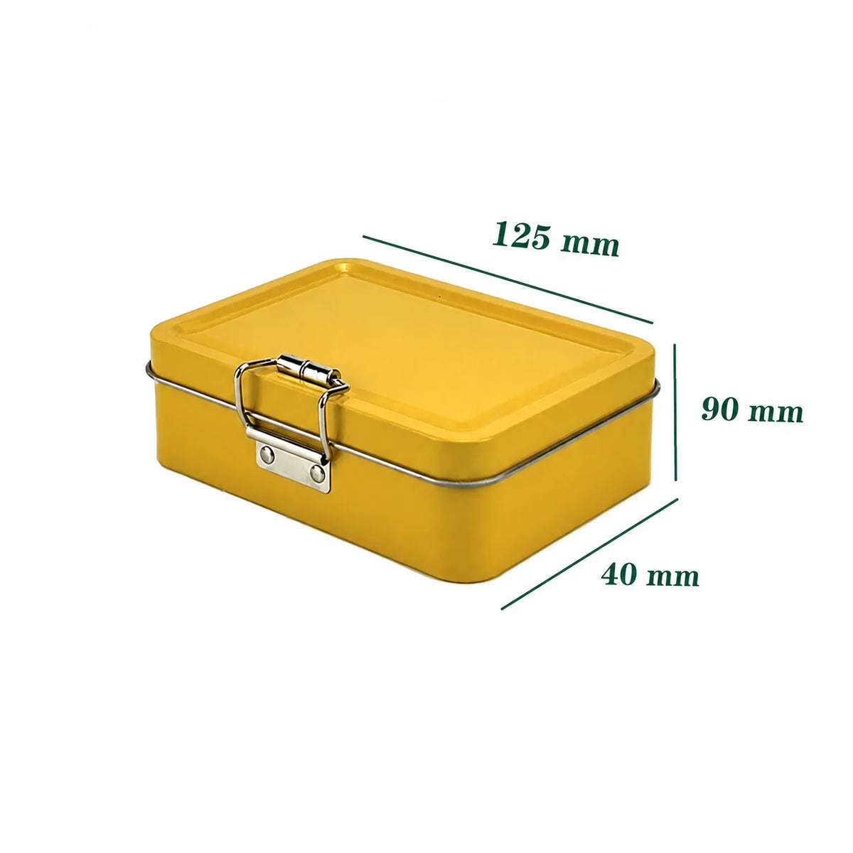 Tinplate Flip-Top Metal Storage Box | Craft & Fishing Organizer