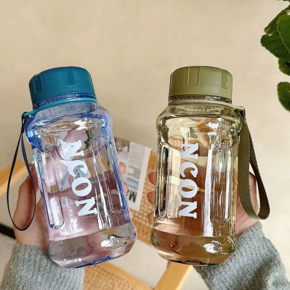 Large Clear Sports Water Bottle 850/1100/1300ml – Leakproof