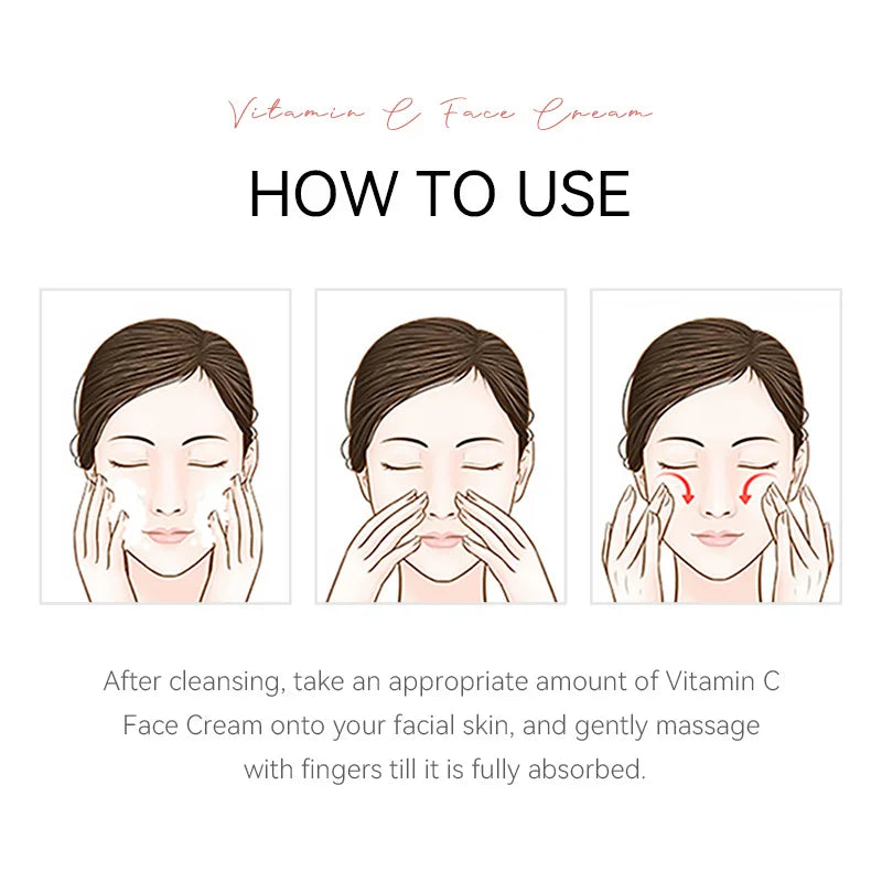 LAIKOU Vitamin C Sakura Face Cream – Moisturizing & Brightening