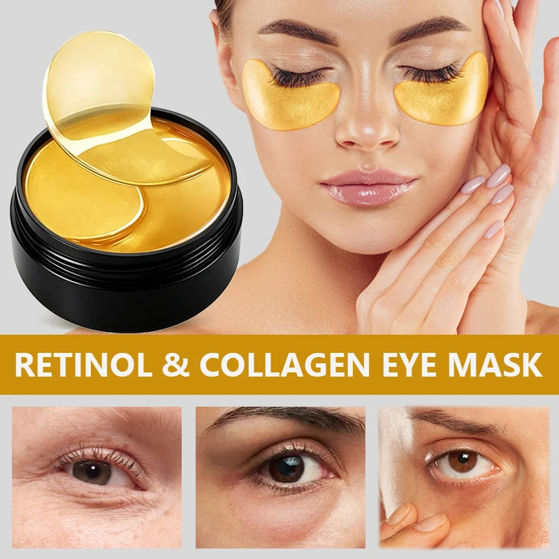 ROZINO Retinol Eye Mask 60 Pcs – Collagen & Hydration