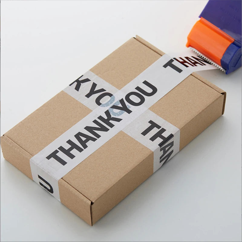 Thank You Packing Tape 4.5cm x 100M | Colorful Shipping Tape