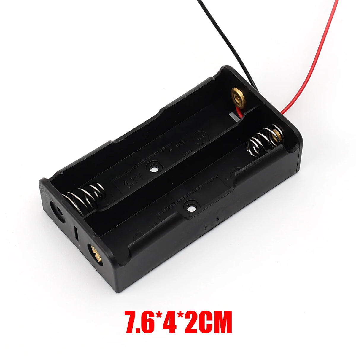 18650 Battery Holder 1/2/3/4 Slot DIY Box with Wire Leads