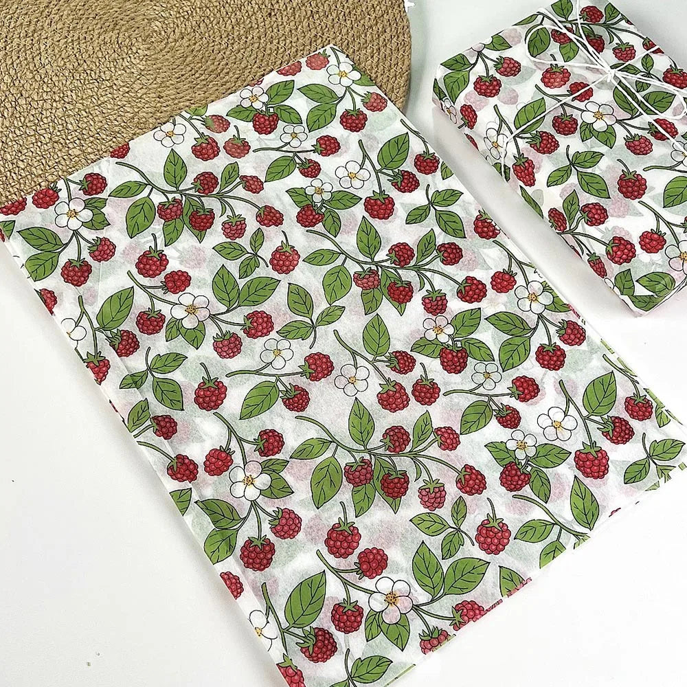 10-Sheet Floral Tissue Paper – Gift Wrapping & Bouquet Wrap