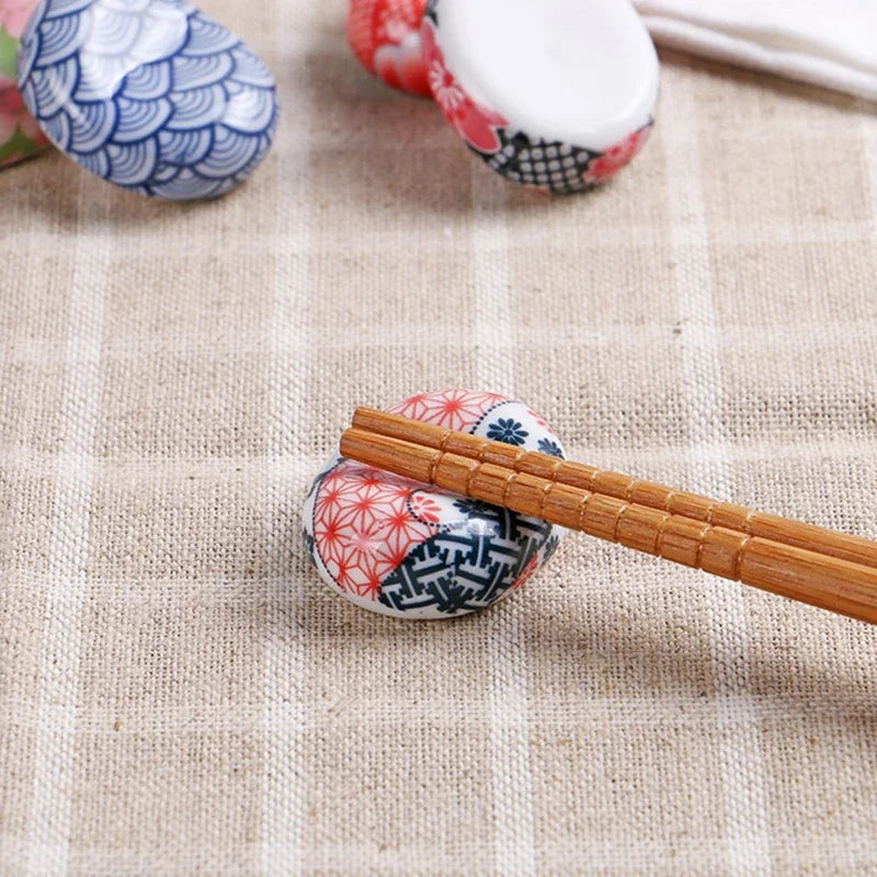 Ceramic Chopstick Rest | Japanese Style Holder – 6 Designs