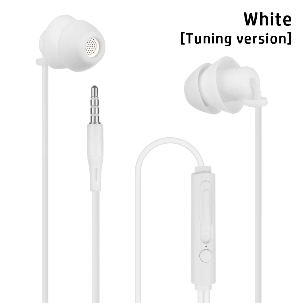 Wired In-Ear Sleep Earphones | Noise Reduction Soft Silicone