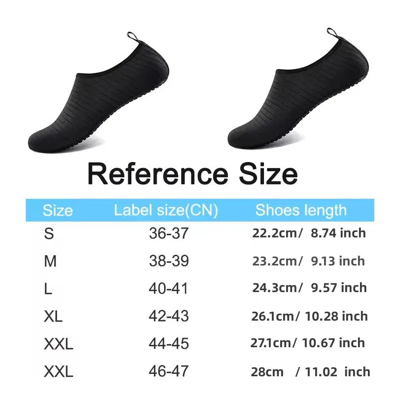 Unisex Quick-Drying Beach Water Shoes Anti-Slip Sneakers