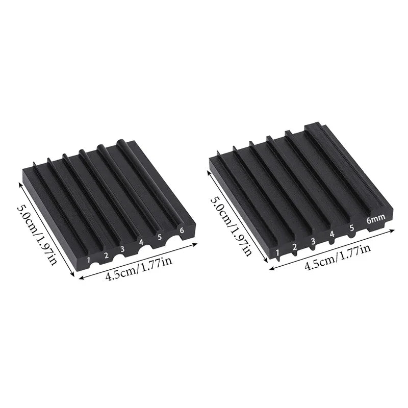 Double-Sided Leather Skiving Sharpener | Wide Shovel Edge Tool
