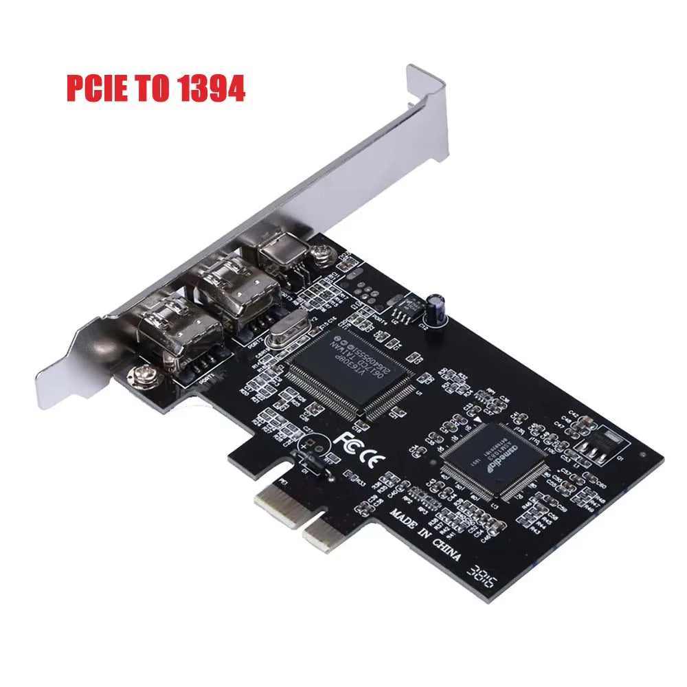 PCIe IEEE 1394 FireWire Card – HD DV Video Capture Adapter