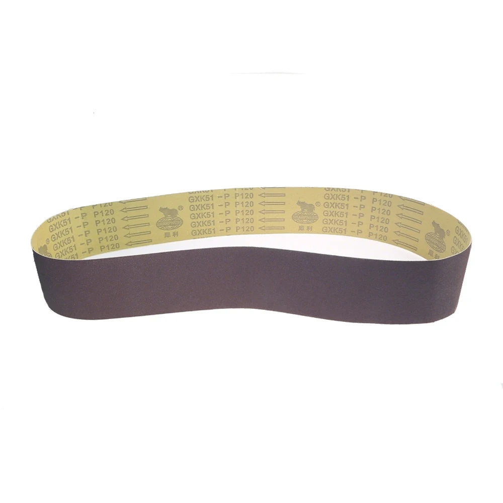 50-Pack 1220x75mm AO Sanding Belts P60 P80 P120 – Wood & Metal