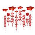 Red Felt Chinese New Year Ceiling Pendant & Tassel Ornament