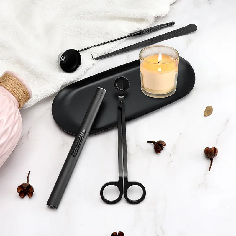 European Glass Candle Tray – Jewelry & Home Decor Organizer