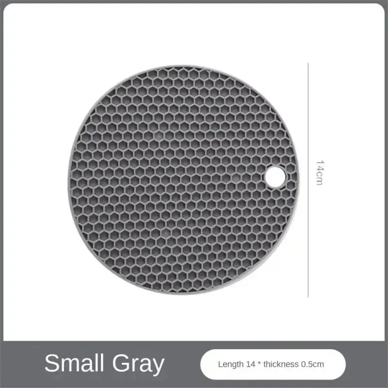 Round Silicone Kitchen Mat – Non-Slip Heat Resistant Trivet