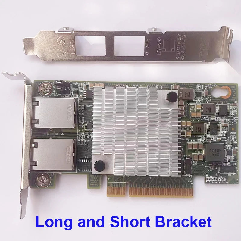 10G Dual Port PCIe Network Card X540-T2 – NAS & Server Adapter
