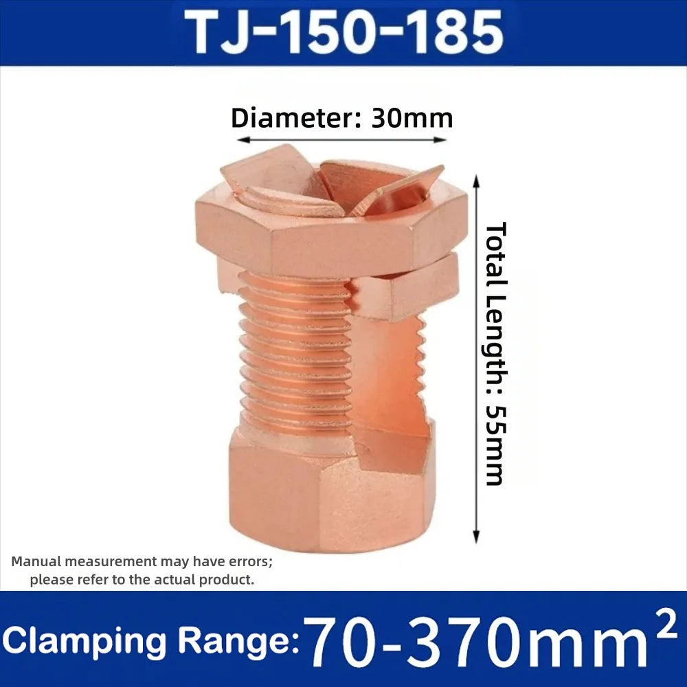 TJ Series Copper Split Bolt Connector – High-Strength Clamp